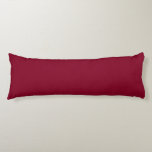 Burgundy Kroppskudde<br><div class="desc">Burgundy is a deep, rich color that blends dark red with undertones of purple and sometimes brown. It is often described as sophisticated, luxurious, and warm, similar to the color of red wine from the Burgundy region of France. Characteristics Hue: A purplish-red or reddish-purple that is darker and warmer than...</div>