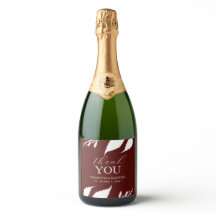 Burgundy Löv Champagne Wedand Stickers