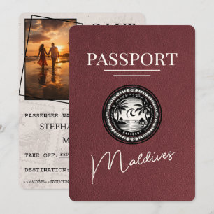 Burgundy Maldives-pass Spara datum Datumet