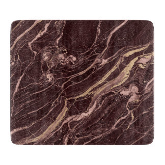 Burgundy Marble Bold Refined Modern Style