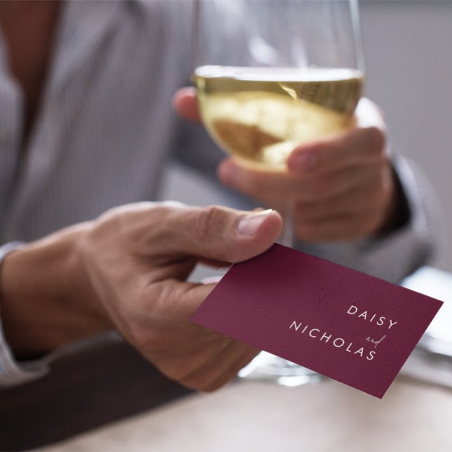 Burgundy Maroon Accountant Lawyer hela Professione Visitkort (Skapare uppladdad)