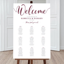 Burgundy Maroon Deep Red Seite 9 bord Poster