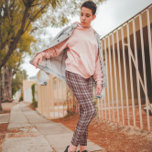 Burgundy Marsala Play Leggings<br><div class="desc">Burgundy marsala plaid leggings</div>