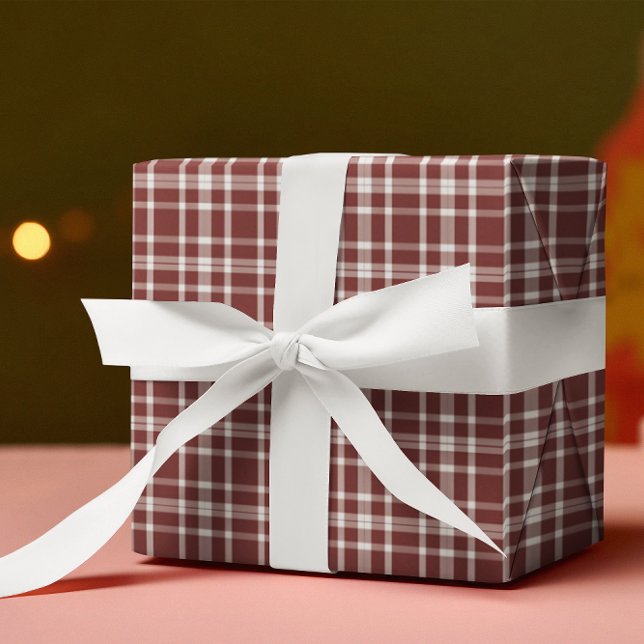 Burgundy Marsala Play Presentpapper (Skapare uppladdad)