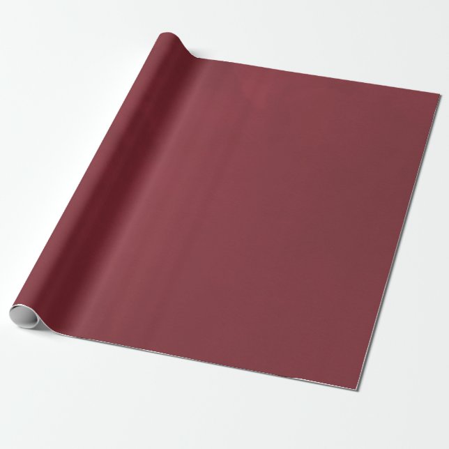 Burgundy Marsala Presentpapper (Utrullad)