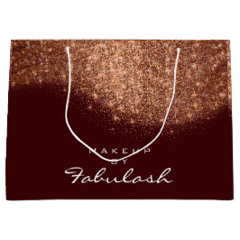 Burgundy-Möhippan Glitter Ro Guld