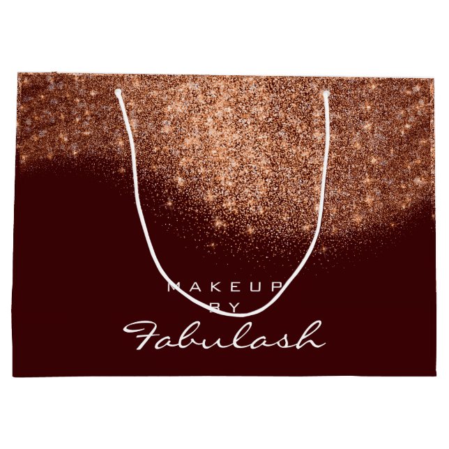 Burgundy-Möhippan Glitter Ro Guld (Baksidan)