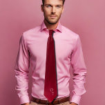 Burgundy - monogrammad slips<br><div class="desc">Burgundy monogrammed necktie ger ett klassiskt utseende och elegant. Nu kan du enkelt anpassa den med ditt monogram. Designad av Alma Wad.</div>