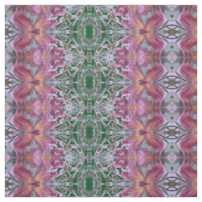 Burgundy Mörk grönt Tyg (Provkarta)