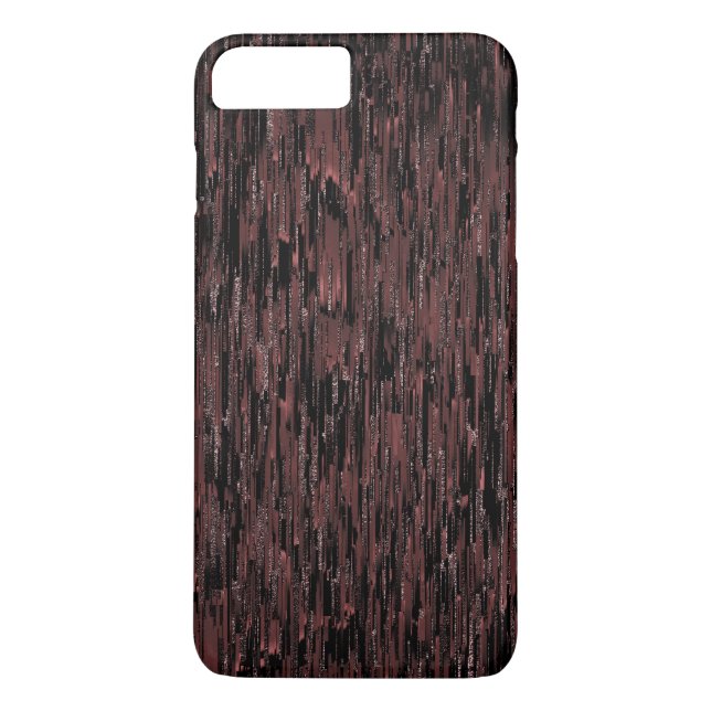 Burgundy mosaic stil med grov bakgrund Case-Mate iPhone skal (Baksida)
