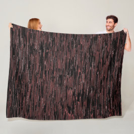 Burgundy mosaic stil med grov bakgrund fleecefilt