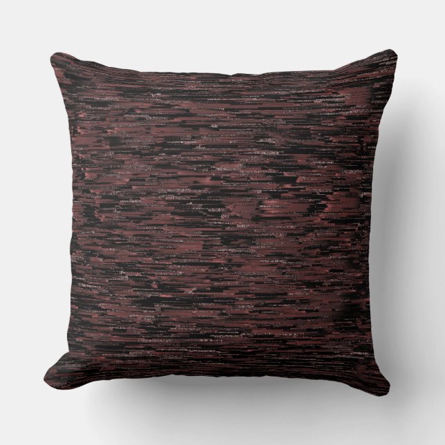 Burgundy mosaic stil med grov bakgrund kudde (Framsida)