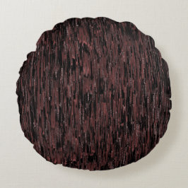 Burgundy mosaic stil med grov bakgrund rund kudde