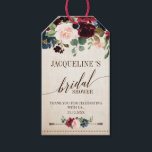 Burgundy Navy Blommigt Rustic Boho Möhippa Presentetikett<br><div class="desc">Möhippan för den rosan Rustic land- för vattenfärgsburgundisk röd marin blommigt tack vare presentmallen för märkre med grönt botaniskt löv och eukalyptus löv i träbakgrund. Den här vackra och enkla designen kan lätt matcha dina färg, stilar och teman i bröllop och det är en perfekt att välja mellan midsommar- eller...</div>