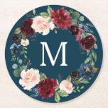 Burgundy Navy Bröllop Underlägg<br><div class="desc">Den här fina underlägg designen är perfekt för alla händelser! Underbar för bröllop,  möhippor,  babyduschar,  årsdagen av party och mycket mer! Redigera enkelt!

Visa alla matchande objekt här:
https://www.zazzle.com/collections/burgundy_navy-119917195540733990？rf=238534829419020154</div>