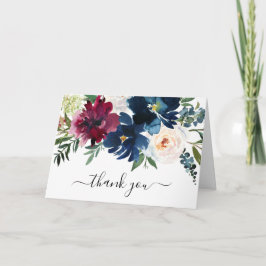 Burgundy Navy Flowers Baby Shower Tack Photo