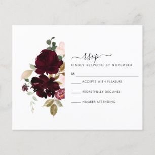 Burgundy och Cream OSA kort