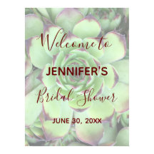 Burgundy och Grönt Succult Photo Möhippa