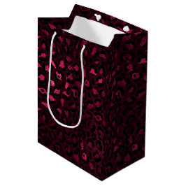 Burgundy och Guld Leopard Series Design 3