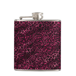 Burgundy och Guld Leopard Series Design 9 Fickplunta