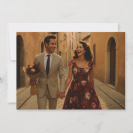 Burgundy och Ro Spara Datumet