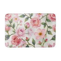 Burgundy och Rosa Blommigt