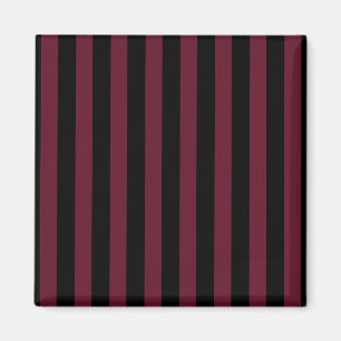 Burgundy och svart rand magnet
