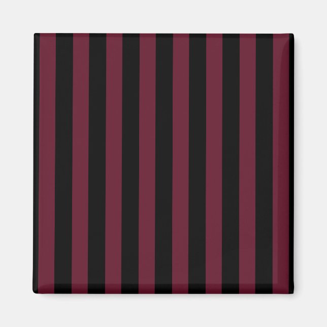 Burgundy och svart rand magnet (Framsidan)