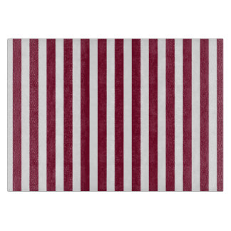 Burgundy och white candy rand