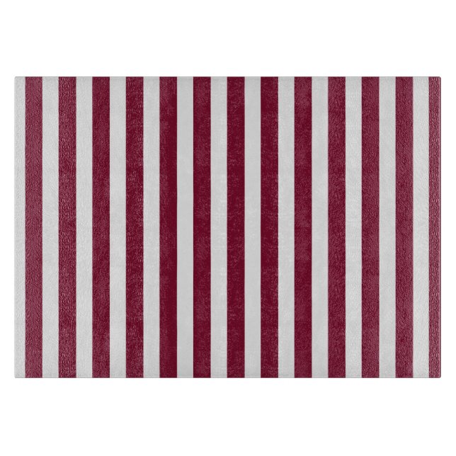 Burgundy och white candy rand (Framsidan)