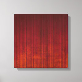 Burgundy Orange Red stripe-Abstrakt Canvastryck