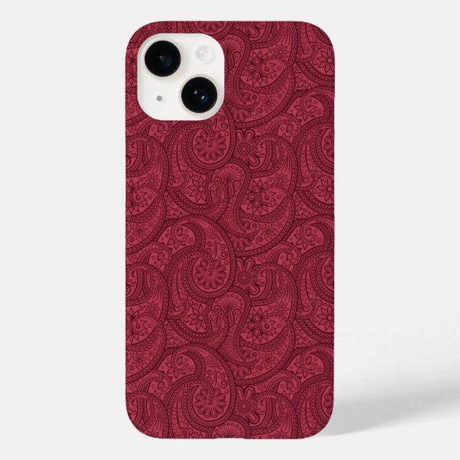 Burgundy Paisley (Baksida)