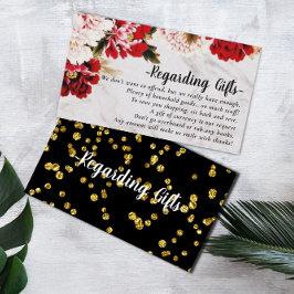 Burgundy  pengar över Möhippor för gåvor Tilläggskort