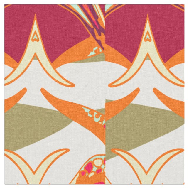 Burgundy prydnadsdjur tyg (Närbild)