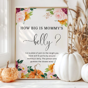 Burgundy pumpa hur stort är mamma-belly-spelet poster