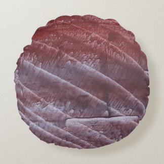 Burgundy purple painting rund kudde