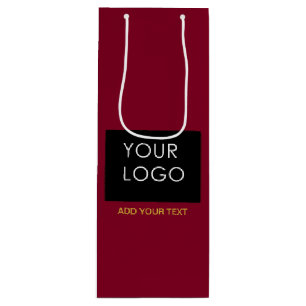 Burgundy Red Anpassade Business Lägg till din Logo