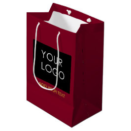 Burgundy Red Anpassade Business Lägg till din Logo