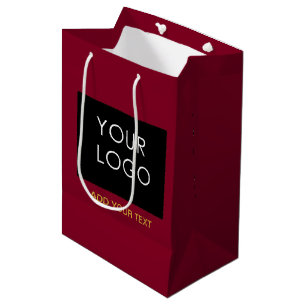 Burgundy Red Anpassade Business Lägg till din Logo
