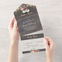 Burgundy Red Blommigt Pumpkin Rustic Fall Wedding