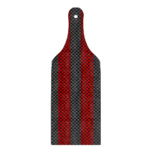 Burgundy Red Carbon Fiber Stil Rand