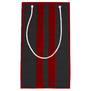 Burgundy Red Carbon Stil Tävla Rand Decor