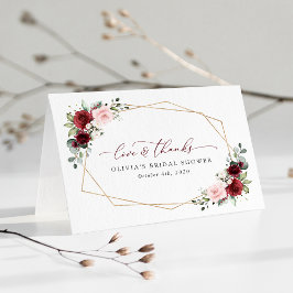 Burgundy Red Flowers, Rosa Flowers, Möhippa Tack Kort
