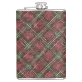Burgundy Red Green Plaid Fickplunta