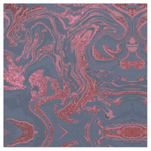 Burgundy Red Navy Blue Glitter Marble Tyg