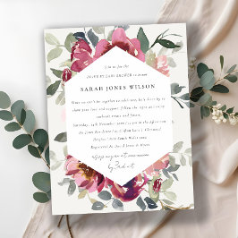 BURGUNDY RED  RO FLORA ENHET BY BABY SHOWER VYKORT