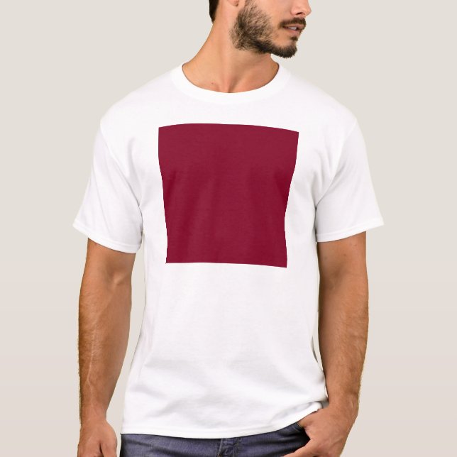 Burgundy Red Tee Shirt (Framsida)