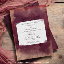 Burgundy Red Vin Rustic Vintage Vineyard Bröllop