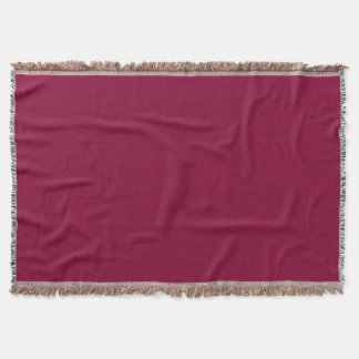 Burgundy Red Violet Throw Blankett Mysfilt