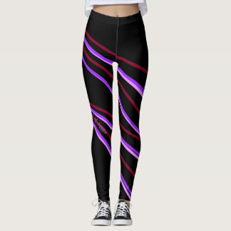 Burgundy Resa Leggings